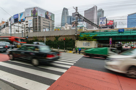 Tokyo, Japan - November 21, 2016 : Shijuku district.Shinjuku is a special ward located in Tokyo Metropolis, Japan. It is a major commercial and administrative centreのeditorial素材