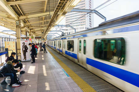 Tokyo, Japan - November 18, 2016 :Shinjuku train station.Shinjuku is one of the important district with one of the biggest train station in Japan.のeditorial素材
