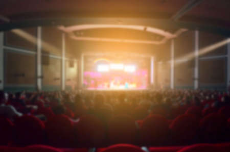 Blurred background of Theaterの写真素材