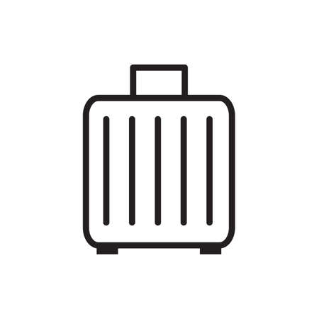 Luggage icon Vector illustration, EPS10.のイラスト素材