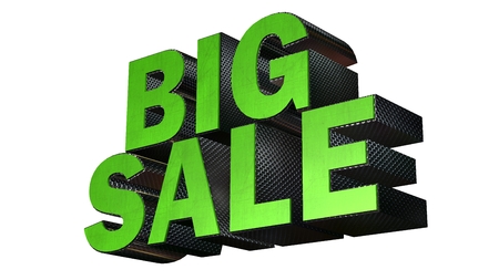 Big Sale - 3D Textの写真素材