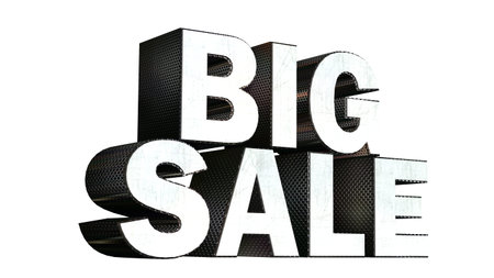 Big Sale - 3D Text