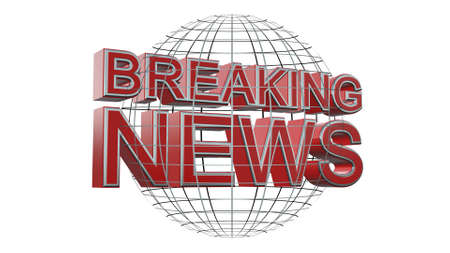 Breaking news backgroundの写真素材