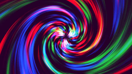 Multicolored some blurred abstract background in the form of a swirl - 3D Illustrationの写真素材