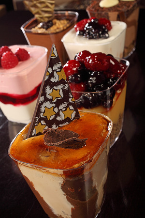 fruit cream cake withの写真素材