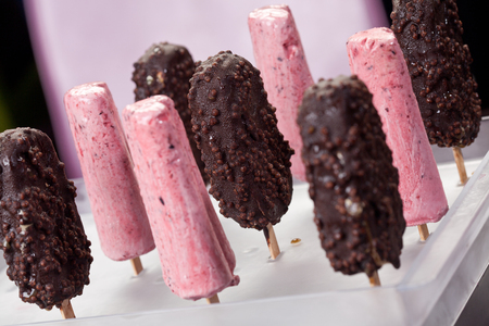 popsicle ice cream dessertの写真素材