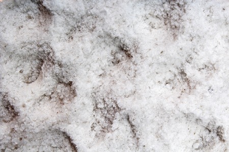 Dirty salt texture pattern. Salt crystals as background.の写真素材