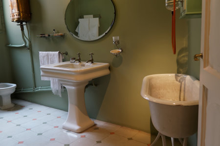 Barcelona, Spain Casa Mila La Pedrera in Catalonia, Spain interior rooms decoration. The building was designed by Antoni Gaudi.のeditorial素材