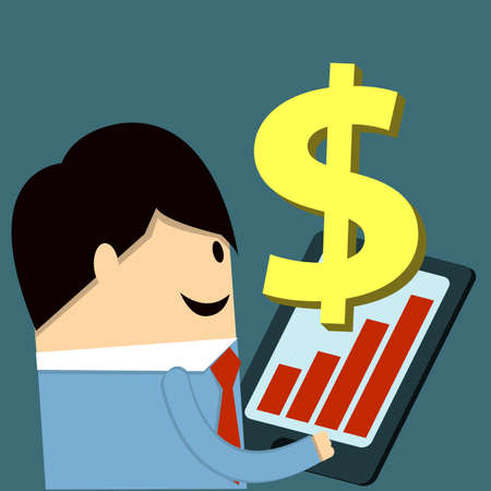 Increase profitのイラスト素材