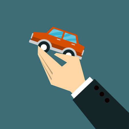 Hands Giving carのイラスト素材
