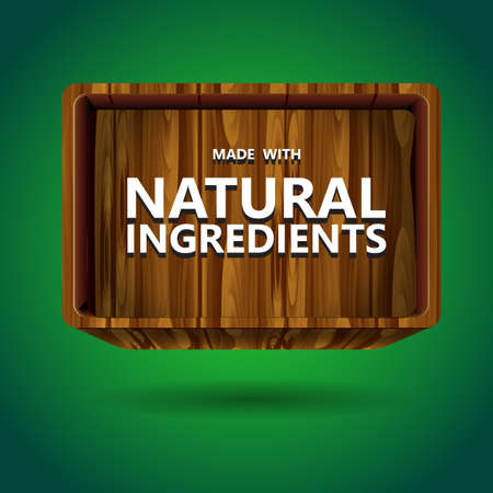 Wooden signboardのイラスト素材