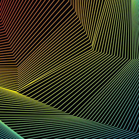 Colourful Speed stripes design