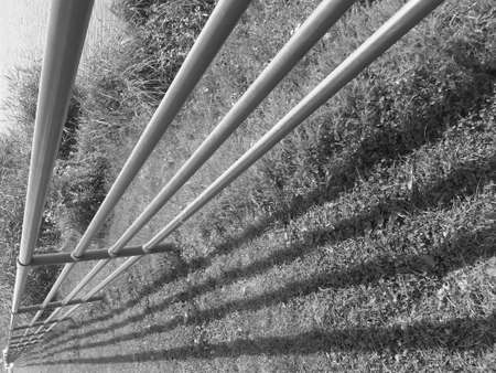 Perspective look at the coast infrastructureの写真素材