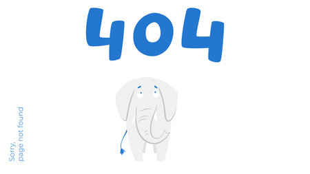 Illustration of internet connection problem concept. 404 error page not found isolated in white...