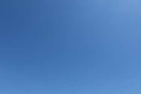 the blue sky with no any cloudsの写真素材