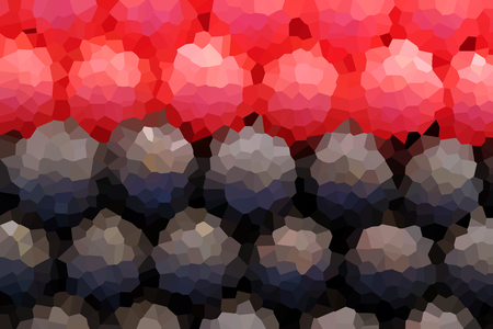 crystallize red ,deep blue,black polka dot  backgroundの写真素材