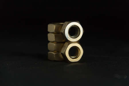 gold nutの写真素材