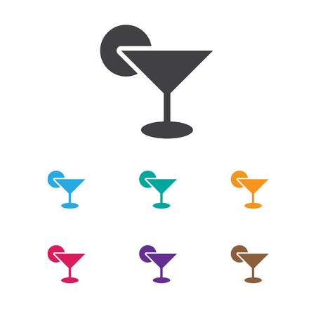 Vector Illustration Of Game Symbol On Cocktail Iconのイラスト素材