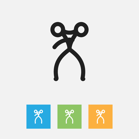 Vector Illustration Of Instrument Symbol On Medical Instrument Outline. Premium Quality Isolated Retractor Element In Trendy Flat Style.のイラスト素材