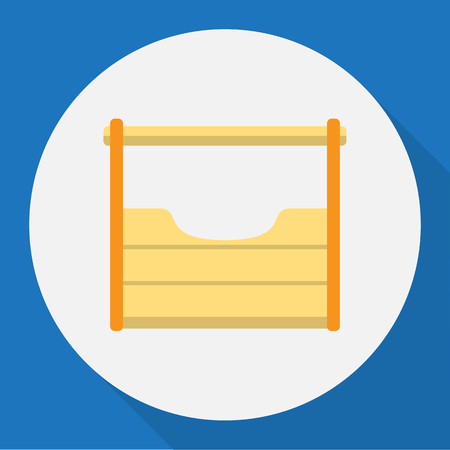 Vector Illustration Of Equipment Symbol On Tool Kit Flat Iconのイラスト素材