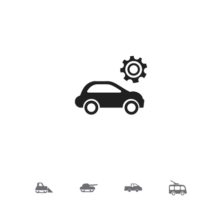 Set Of 5 Editable Shipment Icons.のイラスト素材