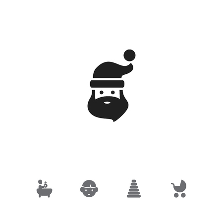 Set Of 5 Editable Folks Iconsのイラスト素材