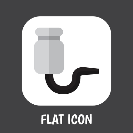 Vector Illustration Of Insulator Flat Iconのイラスト素材