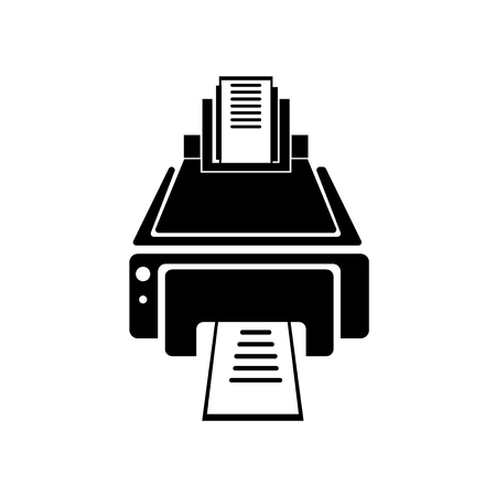 Printer icon vector isolated on white background for your web and mobile app design, Printer logo conceptのイラスト素材