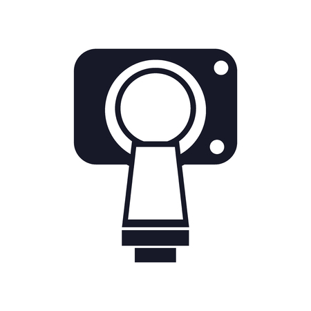 Magnetic resonance icon vector isolated on white backgroundのイラスト素材