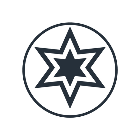 Favourite star icon vector isolated on white background for your web and mobile app design, Favourite star logo conceptのイラスト素材