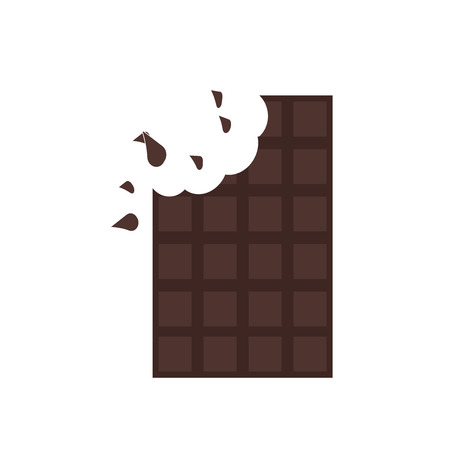 Chocolate bar icon vector isolated on white background for your web and mobile app design, Chocolate bar logo conceptのイラスト素材