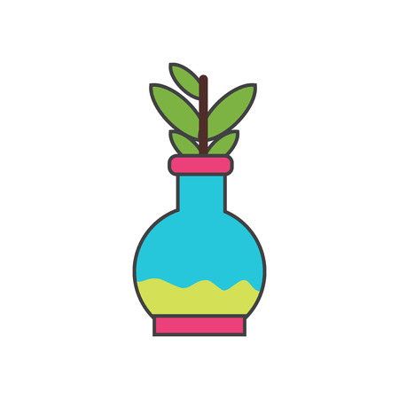 Flask icon vector isolated on white background for your web and mobile app design, Flask logo conceptのイラスト素材