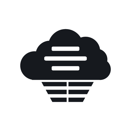 Cloud icon vector isolated on white background for your web and mobile app design, Cloud logo conceptのイラスト素材