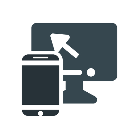 Responsive icon vector isolated on white background for your web and mobile app design, Responsive logo conceptのイラスト素材