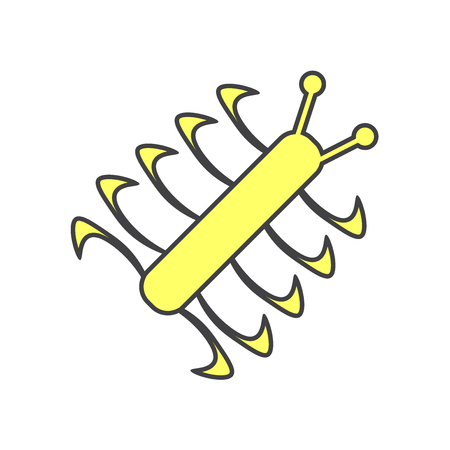 Bacteria icon vector isolated on white background for your web and mobile app design, Bacteria logo conceptのイラスト素材