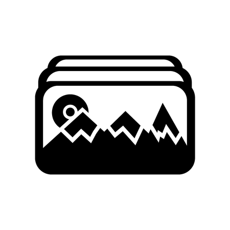 Image icon vector isolated on white background for your web and mobile app design, Image logo conceptのイラスト素材