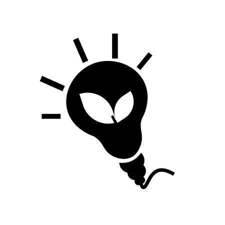 Eco energy icon vector isolated on white background for your web and mobile app design, Eco energy logo conceptのイラスト素材