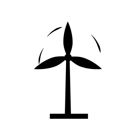 Wind mill icon vector isolated on white background for your web and mobile app design, Wind mill logo conceptのイラスト素材