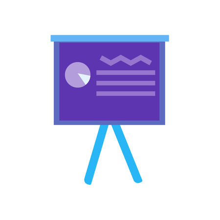 Presentation icon vector isolated on white background for your web and mobile app design, Presentation logo conceptのイラスト素材