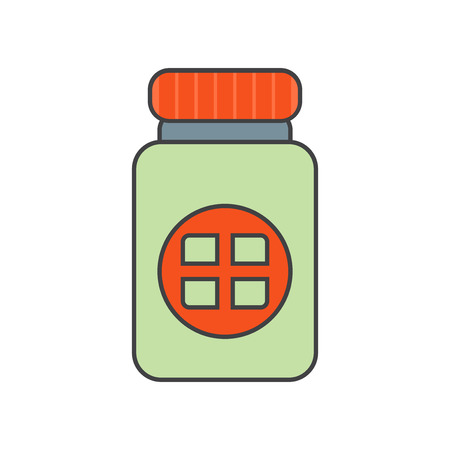 Medicine icon vector isolated on white background for your web and mobile app design, Medicine logo conceptのイラスト素材