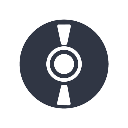 Dj hand motion icon vector isolated on white background for your web and mobile app design, Dj hand motion logo conceptのイラスト素材