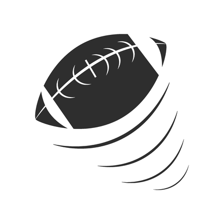 Football balloon icon vector isolated on white background for your web and mobile app design, Football balloon logo conceptのイラスト素材