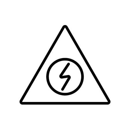 Warning icon vector isolated on white background, Warning transparent signのイラスト素材