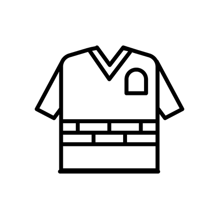 Referee icon vector isolated on white background, Referee transparent sign , line or linear sign, element design in outline styleのイラスト素材