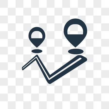 Gps vector icon isolated on transparent background, Gps logo conceptのイラスト素材