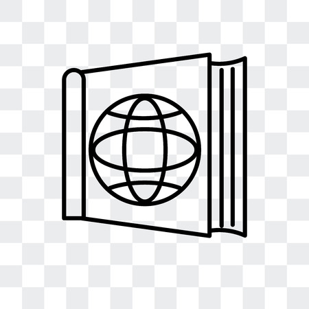 Book vector icon isolated on transparent backgroundのイラスト素材