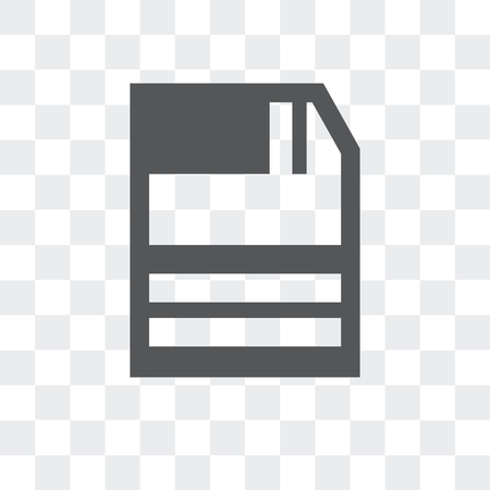 Diskette vector icon isolated on transparent backgroundのイラスト素材