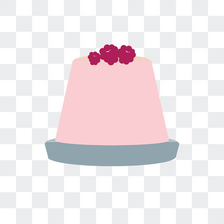 Jelly vector icon isolated on transparent backgroundのイラスト素材