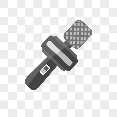 News report vector icon isolated on transparent background, News report logo conceptのイラスト素材
