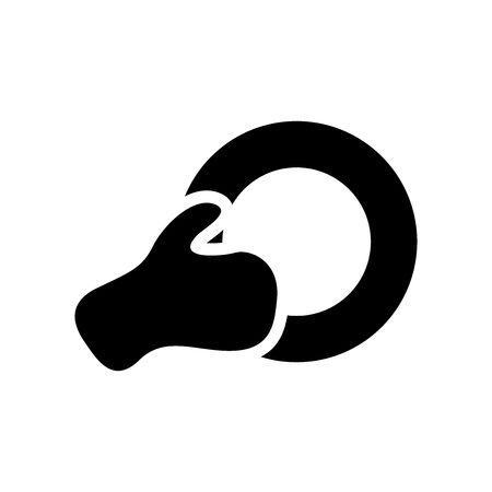 Washing dishes icon. Trendy Washing dishes logo concept on white background from cleaning collection. Suitable for use on web apps, mobile apps and print media.のイラスト素材